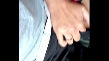 Preview 4 of Bela Donna Full Movies - Mi esposa muy cachando deja ver sus bragas se toca dentro del taxi  video completo  sussusexycaribe
