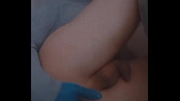 Preview 1 of Fgdi - handsome skinny twink with ruptured prolapse makes fisting to himself