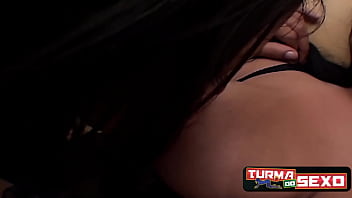 Preview 2 of Girls Cummng - Ana Luz chega chupando e levando no cu gostoso - Celine Salles - Frotinha Porn Star -
