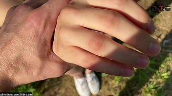 Preview 2 of Gril Vs Kabayuo - A stranger crept up on me in the forest and made me suck his dick - Lilith Cain