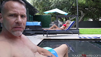 Preview 1 of Mama Tidur Telanjang - Cheering up my old buddy with my Hotwife&#039_s HORNY holes! - Briana Banderas -