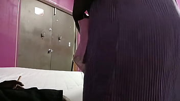 Preview 1 of Xxxx Video Hostel Gireal - Cowgirl in the backroom Shaven Pussy Thick African American