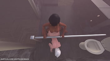 Preview 1 of New Feking Video - Pharah X Ashe anal dildo bathroom