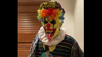 Preview 1 of Old Couple Using Teen - Milf Lila Lovely Sucks And Fucks Gibby The Clown In A Public Bathroom