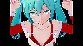 Preview 3 of Toyota Porn - Hatsune Miku - Santa | VOCALOID (fux)