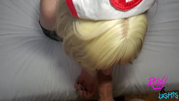 Preview 3 of Porno Xxx Jennifer - Hot nurse having fun sucking dick and dancing {Roxy Lights}