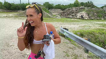 Preview 3 of New Hd Sexy Movie Free Download - J Mac Fucks PAWG Pornstar Kelsi Monroe Outdoors by the Water