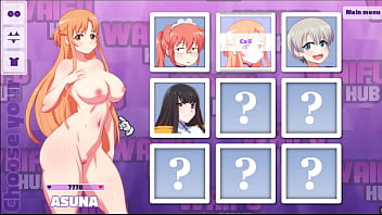 Preview 1 of Black Man Indian Girls - Waifu Hub [Hentai parody game PornPlay ] Ep.5 Asuna Porn Couch casting - she loves to cheat on her boyfriend while doing anal sex