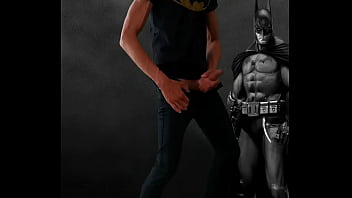 Preview 3 of Police Nice Ww Xx Video - Batman wanking