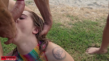 Preview 3 of Vdeo Naruto Xxx - Musa Martina after Beach Volley,  have a sex with 4 horny guys! (DRY)