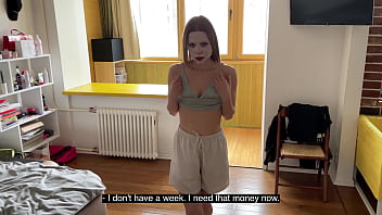Preview 1 of Chris Jones - Student girl have no enough money to pay for her apartment. FULL MOVIE