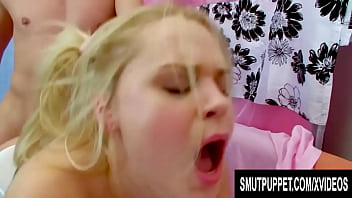 Preview 3 of Mom Fuck Kitchen Milf Brazer - Blondes Love Dick - Cock Hungry Barra Brass Gets Licked and Fucked