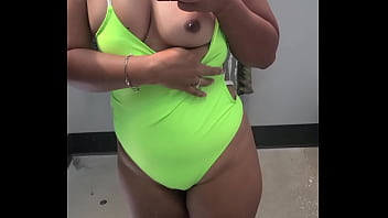 Preview 4 of Eating Cock - Showing my tits Asian Pinay Filipina in Goodwill dressing room for you