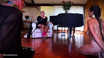 Preview 1 of Spatecus Sexxt - Dominatrix Mistress April - Rosies cock sucking training