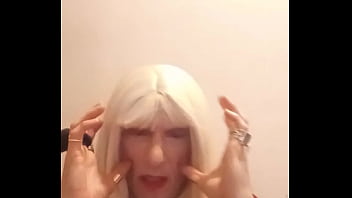 Preview 4 of Bf Videos Teluguxx - sissy Christine sucks her dildo