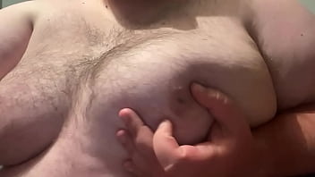 Preview 2 of Desi Pussy Pic - Love playing with my big man boobs
