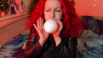 Preview 2 of Sisters Sleepy Feet - air balloons fetish video ASMR sounding - squeeze and pop balloons (Arya Grander)
