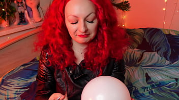 Preview 4 of Sisters Sleepy Feet - air balloons fetish video ASMR sounding - squeeze and pop balloons (Arya Grander)