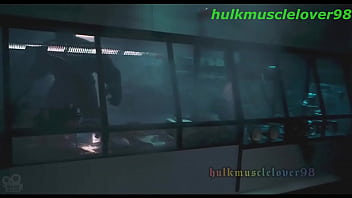 Preview 4 of Cand Jackmon - Hulk 2003 Gay Porn - Taka Muscle Growth - Hulk Fetish