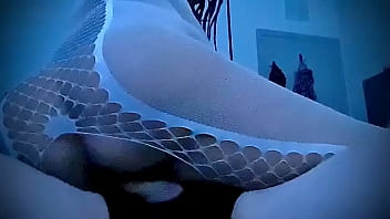 Preview 2 of Stepmom Massage By Stepson - Sexy ebony riding that white cock
