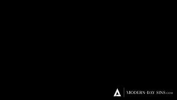 Preview 1 of Indian Asd Hole Xxx - MODERN-DAY SINS - Hung Ebony Yoga Instructor POUNDS Student&#039_s Perfect Pussy! REALISTIC PUBLIC SEX!