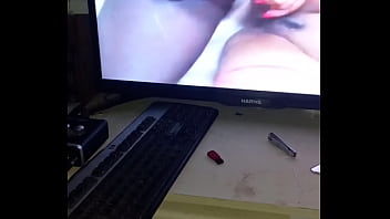 Preview 1 of Sir Lkhea - Masturbating while watching Pink fucked hard cumshort