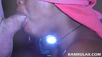Preview 3 of Xnx Toch Big Ass - Ebony gives head to a white shaft and receive a massive cum in mouth in reward