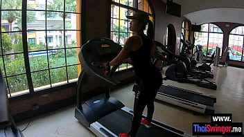 Preview 2 of Anna Gudic - ThaiSwinger.me - Hot body stretching and pussy fucking for horny petite Asian girlfriend