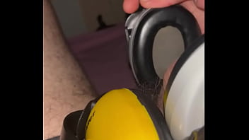 Preview 3 of How Are Menstrual Cup Inserted - Headphones and Ear Defenders fuck and cum