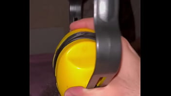Preview 1 of How Are Menstrual Cup Inserted - Headphones and Ear Defenders fuck and cum