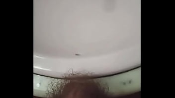 Preview 2 of Hidden Xxxx Cam Indian Video - crossdresser femboy with big cock &amp_ long beard in mirror