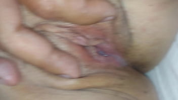 Preview 3 of Wwwsunny Xxx - My stepcousin pussy,  full of milk and pink after some penis penetration,  pregnant after this,  close up FHD