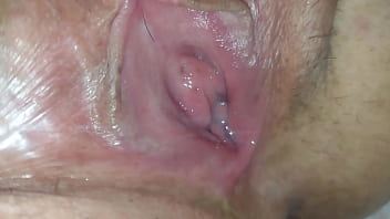 Preview 4 of Wwwsunny Xxx - My stepcousin pussy,  full of milk and pink after some penis penetration,  pregnant after this,  close up FHD