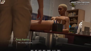 Preview 4 of Korean Mpg - Short Hair Black Ebony MILF Teacher With A Hot Ass Fucks A Big Young Cock At College. She Gets Caught Fucking By Her Boss | Taboo University(Steam game) | 3D Animated Hentai Game | Part #5