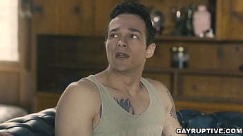 Preview 1 of Xxx Sexcome Telugu - Hot Ian Holms is fucking Jayden Marcos&#039_s tight wet hairy hole. Jayden and Ian are straight influencer who gain clout by to be gay and decide to film make porn start kissing and blowing cock