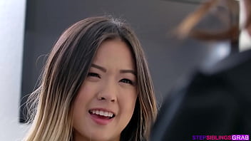 Preview 1 of Sister Fucks Girlfriend - Hime Marie,  Lulu Chu Stepsisters Fucking Graduation Day