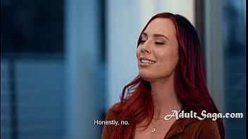 Preview 1 of Couple Marier - Sad Girl Gets Pussy Eaten By Redhead Friend Post Break Up -  Lacey Lennon
