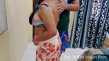 Preview 2 of Mami Shower - Indian best ever girl and boy fuck in clear hindi voice