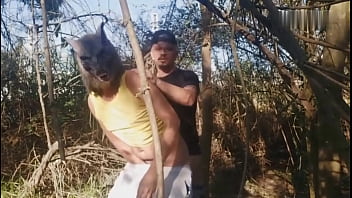 Preview 3 of Hotsex Hd Video - homem h&eacute_tero casado usou mascara para da a bunda no mato - FULL RED