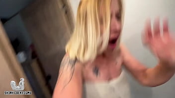 Preview 1 of Aj Applegate Hustler - Oops,  My Stepmom Trip on My Dick! Shiny Cock Films