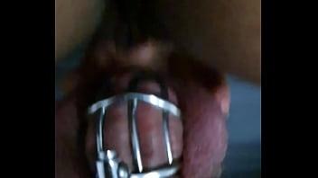 Preview 2 of Familly Strokers - Berty teased and denied whilst caged