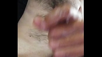 Preview 1 of Guy Cums While Dog Licks Cock