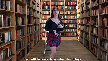 Preview 1 of Muslim Ladies Sex - Mamada al profesor en la biblioteca