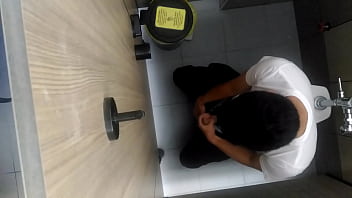 Preview 3 of Xxxx Visdo Xxxx - Boy caught wanking on restroom