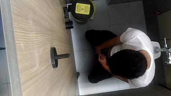 Preview 4 of Xxxx Visdo Xxxx - Boy caught wanking on restroom