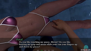 Preview 1 of Indian Sada Xxx Video - A PETAL AMONG THORNS #41 &bull_ She jerks him off under the shower