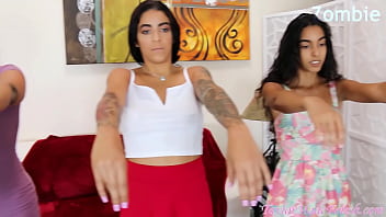 Preview 4 of Put Sperm Hole - Mia Martinez,  Nikki Cheeks,  and Claire Black Lose Their Control and Virginity