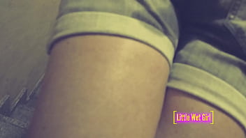 Preview 3 of Sari Navel Play 3gp - Desperate pissing in shorts and panties - Trailer