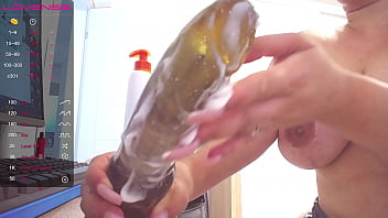 Preview 1 of Indian Xxxvbei - Long sexy nails on my big dildo