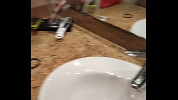 Preview 3 of Spy Came Lesbian - Watch  for my teen stepsister at the hotel room. They caught me and give me a handjob in the shower